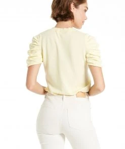 Wanderlust By Abby Nahla Puff Sleeve Sweater NEW