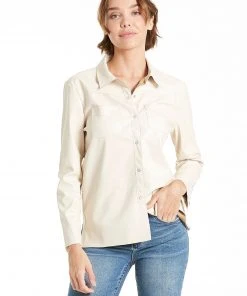 Wanderlust By Abby Nola Long Sleeve Button Up Top