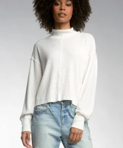 Wanderlust By Abby NEW Long Sleeve Cropped Shirt