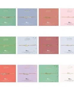 Lucky Feather Zodiac Cord Bracelet NEW