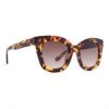 Diff Eyewear Sunglasses NOEMI - AMBER TORTOISE + BROWN GRADIENT LENS