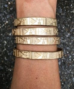 Mimosa Handcrafted JEWELRY Mimosa Acadian Flag Cuff