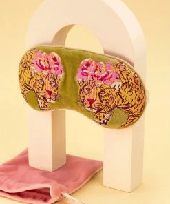 Wanderlust By Abby NEW Velvet Climbing Leopard Eye Mask