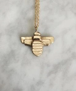 Mimosa Handcrafted Mimosa Bee Happy Necklace