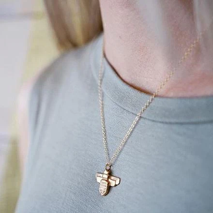 Mimosa Handcrafted Mimosa Bee Happy Necklace 5 Mimosa Handcrafted Mimosa Bee Happy Necklace