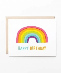 Wanderlust By Abby Rainbow Birthday Card NEW