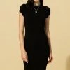 Wanderlust By Abby Fitted Black Dress