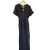 Wanderlust By Abby NEW Black Button Down Jumpsuit