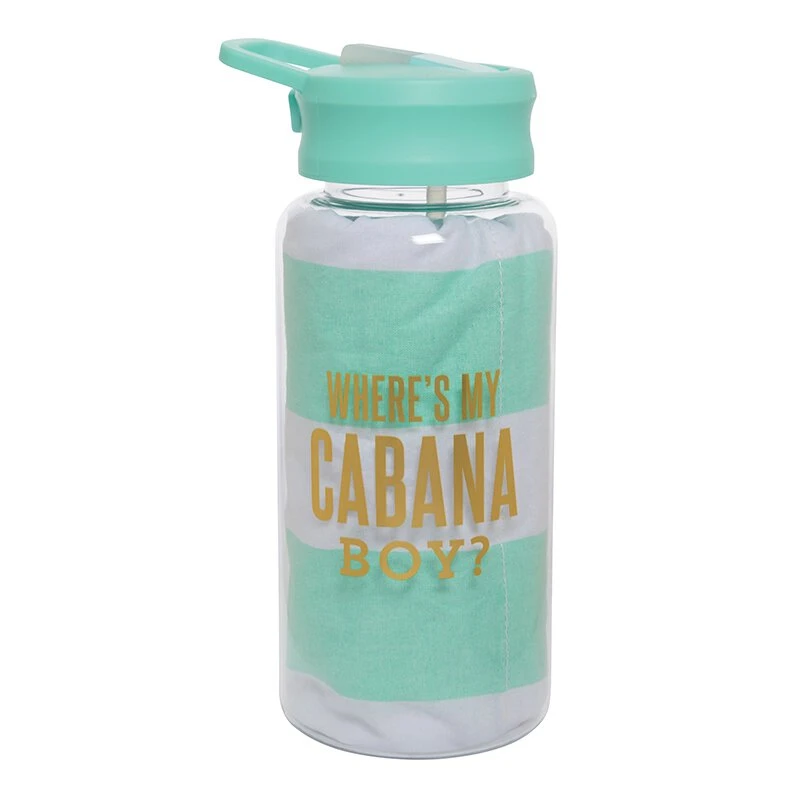 Slant Where's My Cabana Boy Tumbler/Bag Set NEW 3 Slant Where's My Cabana Boy Tumbler/Bag Set NEW