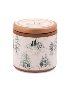 Wand Cypress & Fir Holiday 3 Oz. Copper Tin White With Green Pattern Label Wrap