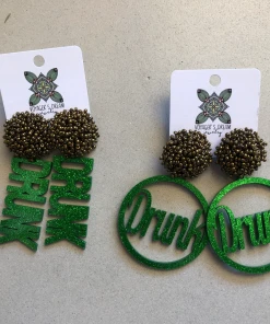 Wanderlust By Abby Drunk Dangle Earrings