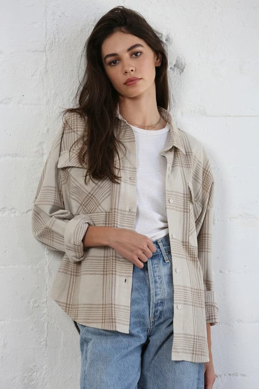 Wanderlust By Abby Checkmate Button Up Shirt NEW 3 Wanderlust By Abby Checkmate Button Up Shirt NEW