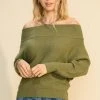Wanderlust By Abby NEW Off The Shoulder Sweater