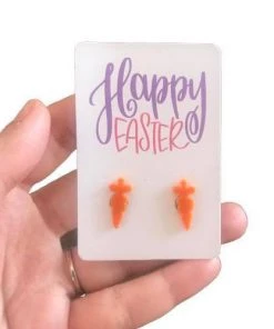 Wanderlust By Abby Carrot Stud Earrings NEW