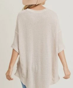 Wanderlust By Abby Solid Knit Dolman Top