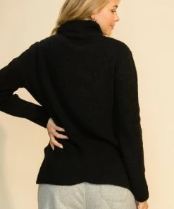 Wanderlust By Abby Turtleneck High Low Sweater