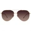 Diff Eyewear DASH - BRUSHED GOLD + COFFEE GRADIENT 1 Diff Eyewear DASH - BRUSHED GOLD + COFFEE GRADIENT