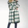 Wanderlust By Abby NEW Gingham Button Up Coat
