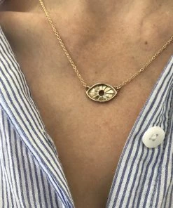 Mimosa Handcrafted Mimosa Eye Necklace