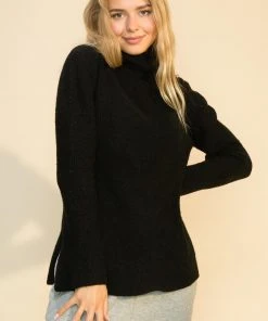 Wanderlust By Abby Turtleneck High Low Sweater