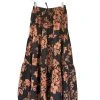Wanderlust By Abby Floral Print Maxi Skirt NEW