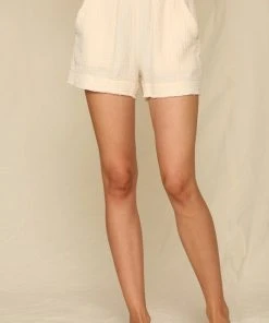 Wanderlust By Abby Gauze Elastic Shorts NEW