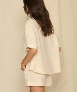 Wanderlust By Abby Gauze Over-Sized Top