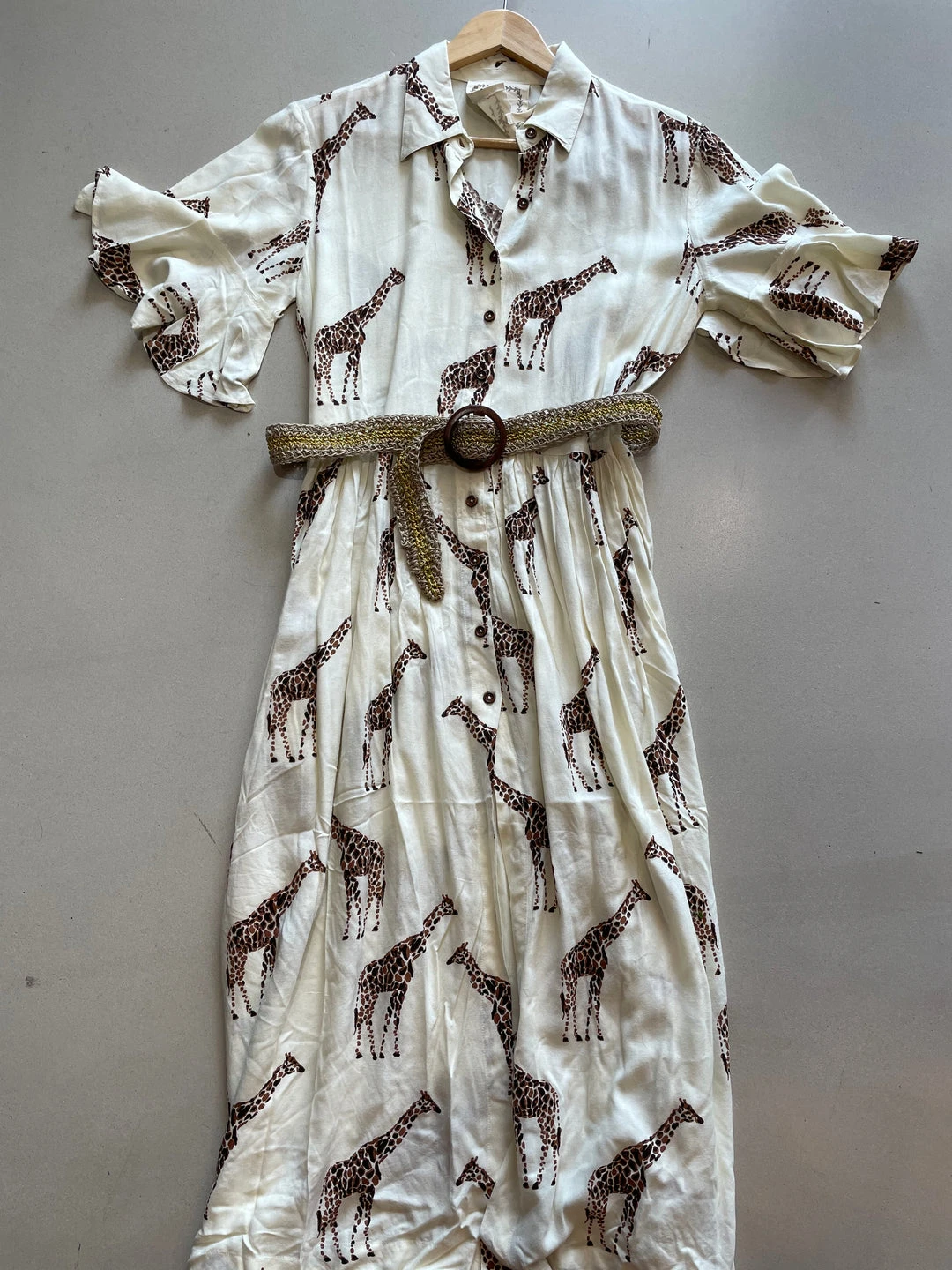 Wanderlust By Abby Giraffe Maxi Dress NEW 3 Wanderlust By Abby Giraffe Maxi Dress NEW