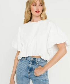 Wanderlust By Abby CLOTHING High-Low Cropped Shirt