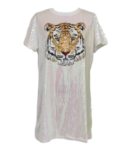 Queen Of Sparkles QOS Tiger Dress NEW
