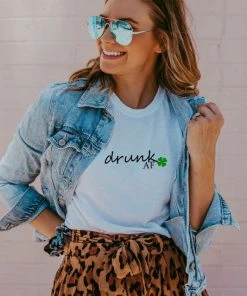 Wanderlust By Abby Drunk AF Tee NEW