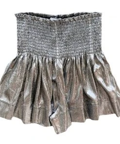 Queen Of Sparkles Black/Silver Swing Shorts NEW