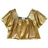 SALE Queen Of Sparkles Gold Top