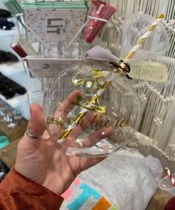 Wanderlust By Abby Clear Christmas Ornament Glasses