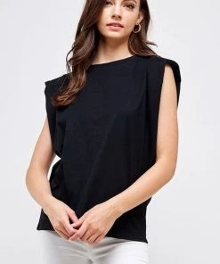 Wanderlust By Abby SALE Padded Shoulder Muscle T-Shirt