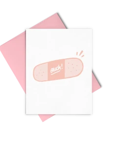 Wanderlust By Abby Ouch Bandaid Card