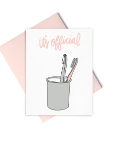 Wanderlust By Abby It's Official Card NEW