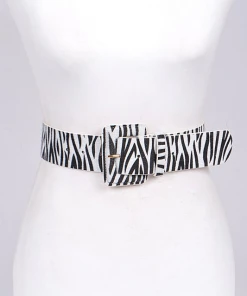 Wanderlust By Abby Zebra Wrap Belt NEW