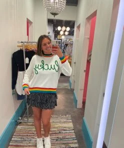 NEW Queen Of Sparkles Lucky Sweatshirt