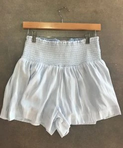 Wanderlust By Abby Flowy Smocked Waist Shorts