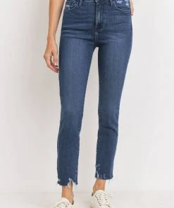 Wanderlust By Abby NEW JBD Straight Jeans W/ Detail