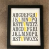Wanderlust By Abby NEW Erica Prints Alphabet Framed