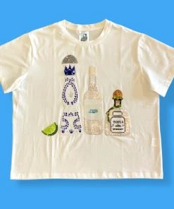 Queen Of Sparkles Tequila Tee NEW