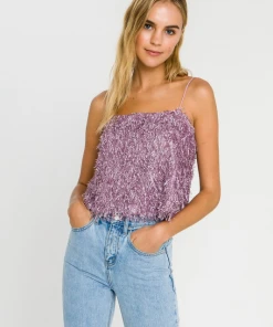 Wanderlust By Abby Fringed Cami Top