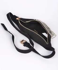 Wanderlust By Abby Fringed Rhinestone Fanny Pack NEW