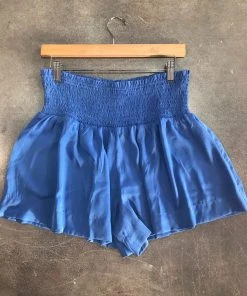 Wanderlust By Abby Flowy Smocked Waist Shorts