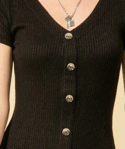 Wanderlust By Abby 90's Button Down Dress NEW