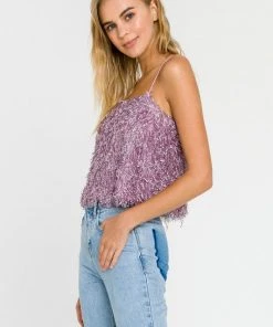 Wanderlust By Abby Fringed Cami Top