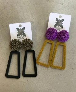 Wanderlust By Abby Rectangle Earrings NEW