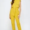 Wanderlust By Abby NEW High Neck Sleeveless Jumpsuit With Pockets